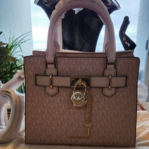 MK Authentic Crossbody Leather bag Satchel SM Pink